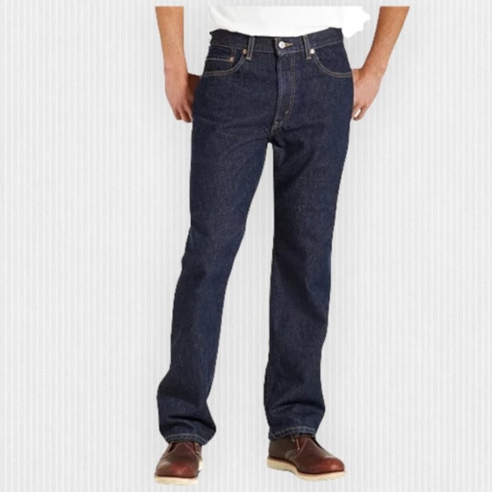 Levi’s 505 Straight Leg Regular Fit Dark Blue  Jeans